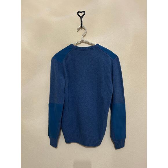 Beretta Wool Sweater Mens Size Small Blue Knit Pullover Jumper Made in Italy - Picture 12 of 12